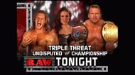 Stephanie competed against her husband and Chris Jericho for the WWE Championship in 2002